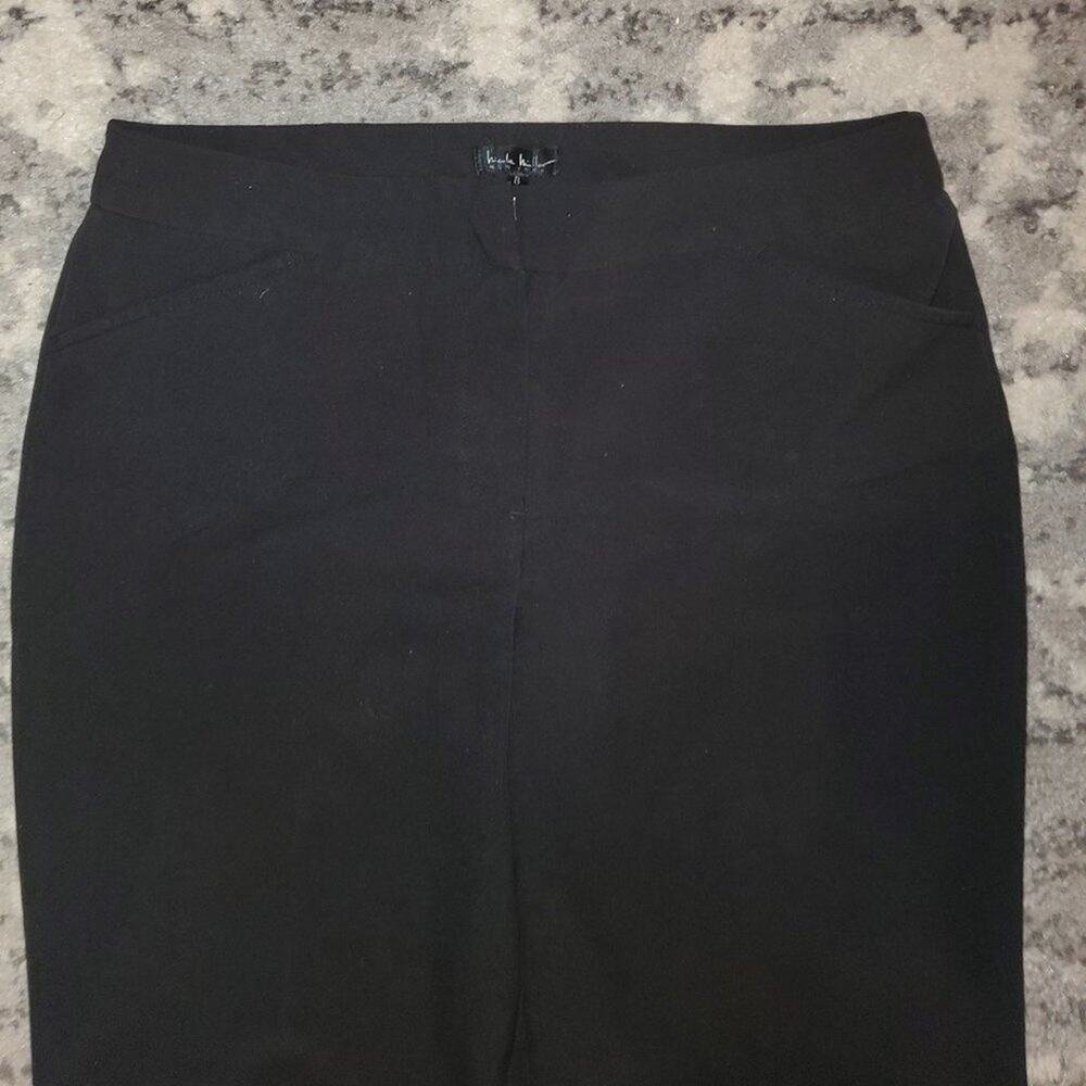 Nicole Miller || Sz 8 Black Slacks